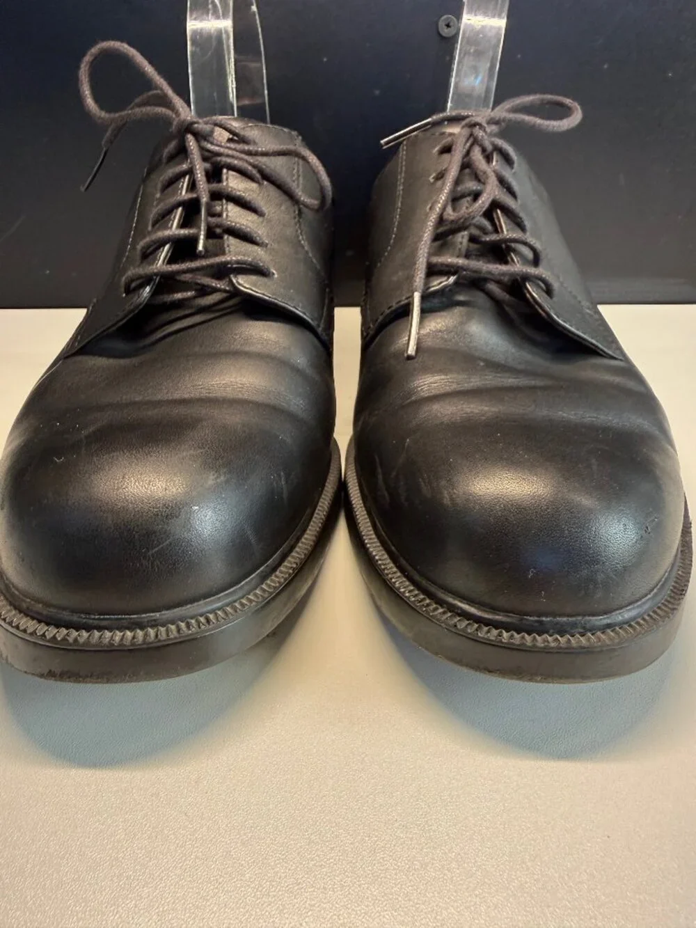 Rockport Mens Black Leather Oxford Dress Shoes Size 9M